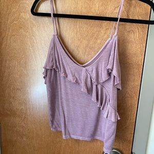 Ruffle tank top